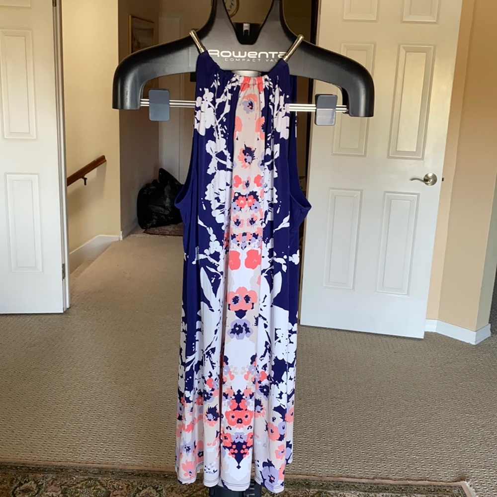 Floral Mid-Length Dress